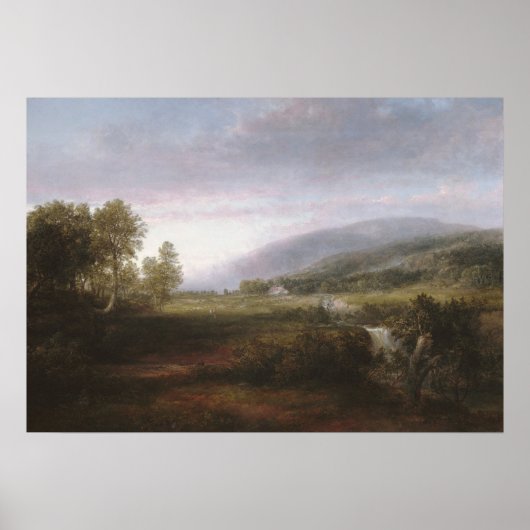 Paysage printanier de Thomas Doughty - Affiche (Devant)