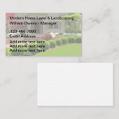 Paysage professionnel Cartes de visite modifiables (Devant / Derrière)