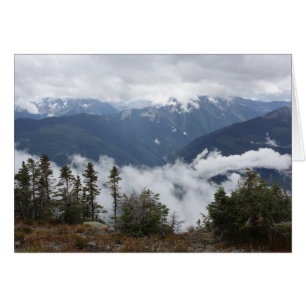Paysage Purcell Mountains of BC Canada Card