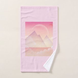 Paysage rêvé de la montagne Pastel