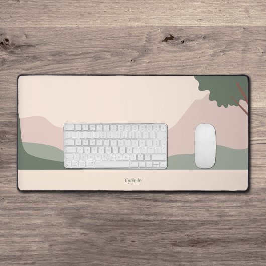 Paysage serein minimal