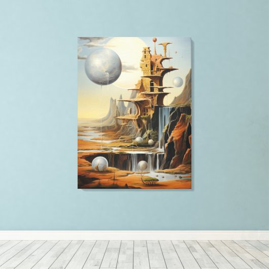 Paysage surréaliste Toile Art (Insitu (Plancher de Bois))