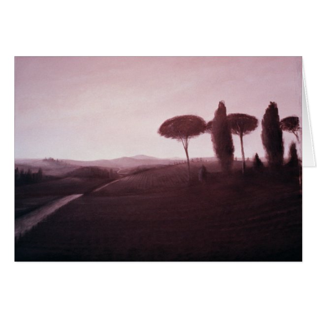 Paysage toscan 1992 (Devant horizontal)