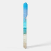 Paysage tropical de plage sablonneuse Monogramme (Côté droit)