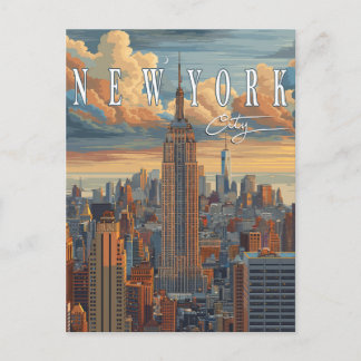 Paysage urbain de New York - Une carte postale à r