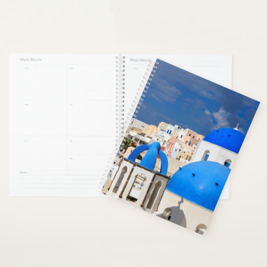 Paysage urbain de Santorin, Grèce (Devant avec enveloppe)