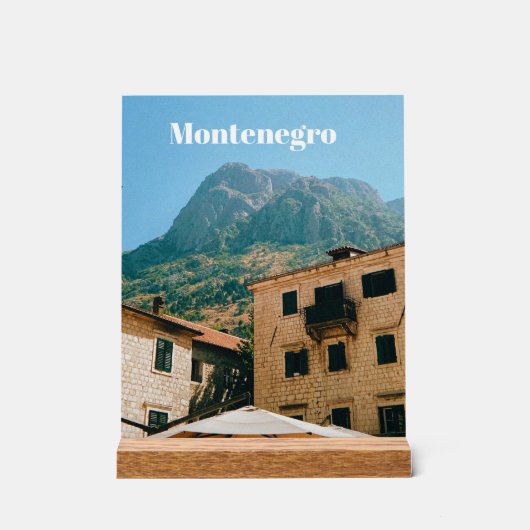 Paysage urbain du Monténégro (Recto)