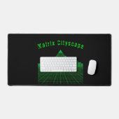 Paysage urbain Matrix Néon Vert Système Cyberpunk (Clavier et souris)