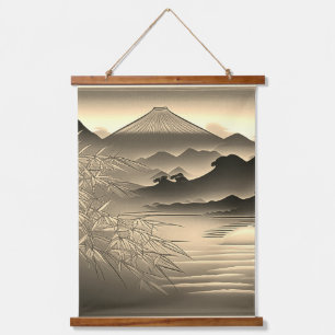 Paysage vintage Suspendu Tapisserie