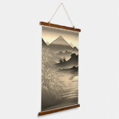 Paysage vintage Suspendu Tapisserie (Angulaire)