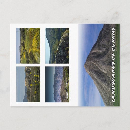 Paysages de Chypre carte postale (Devant)