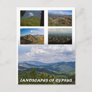 Paysages de Chypre carte postale