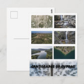 Paysages de Chypre carte postale (Devant / Derrière)