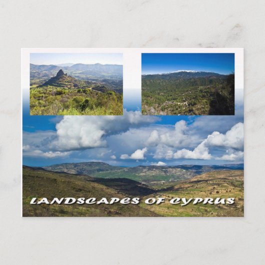 Paysages de Chypre carte postale (Devant)