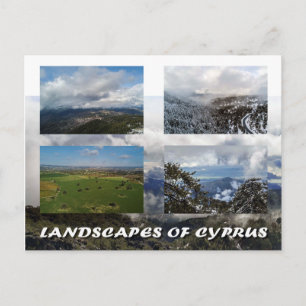 Paysages de Chypre carte postale
