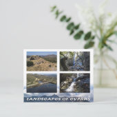 Paysages de Chypre carte postale (Debout devant)