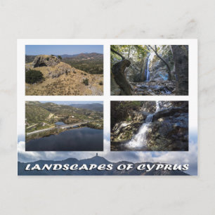 Paysages de Chypre carte postale