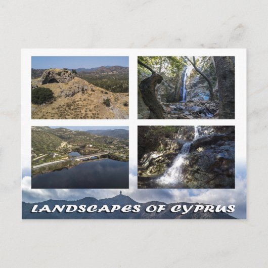 Paysages de Chypre carte postale (Devant)