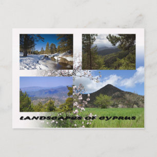 Paysages de Chypre carte postale