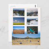 Paysages de Chypre carte postale (Devant / Derrière)