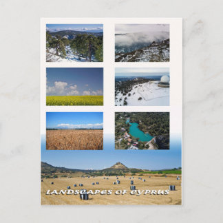 Paysages de Chypre carte postale