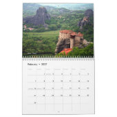 Paysages du calendrier mural grec (Feb 2027)