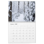 Paysages du Québec Canada Calendrier saisonnier (Jan 2027)