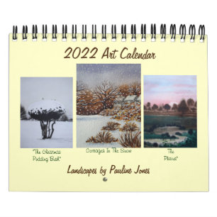 paysages et peintures saisonnières calendrier 202