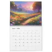 Paysages magnifiques Imaginaire Calendrier Art (Mar 2026)