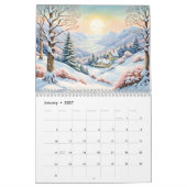 Paysages Pastels – Calendrier d'Art (Jan 2027)