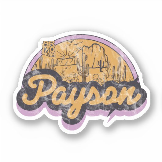 Payson, Arizona Sticker (Voorkant)