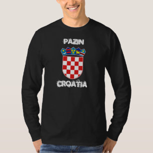 Pazin, Kroatië met wapenschild T-shirt