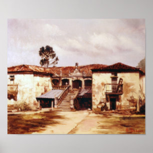 Pazo gallego/Pazo galego/Galicisch landhuis Poster