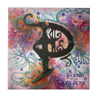 Pazzaria "P" Carreau de monogramme floral