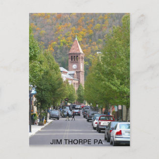 pb030803_main_street2, JIM THORPE PA Briefkaart