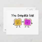 PB en J Briefkaart (Voorkant / Achterkant)