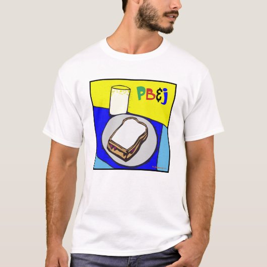 PB en J T-shirt (Voorkant)