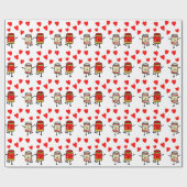 PB&J Love Wrapping Paper Cadeaupapier (Vlak)