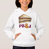 PB&J Peanut Butter en Jelly Sandwich Sweatshirt (Voorkant)