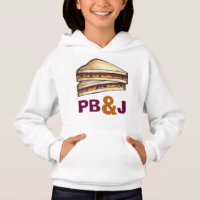 PB&J Peanut Butter en Jelly Sandwich Sweatshirt