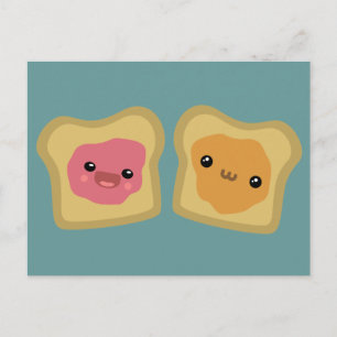 PB&J Toast Briefkaart