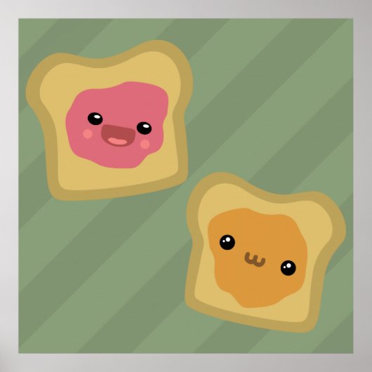 PB&J Toast Poster (Voorkant)