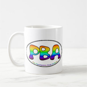 PBA White Oval 15oz Mok