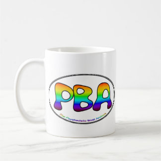 PBA White Oval 15oz Mok