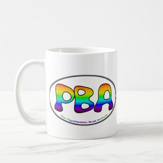 PBA White Oval 15oz Mok (Links)