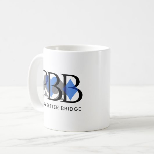 PBB Mok - Blauw (Voorkant links)