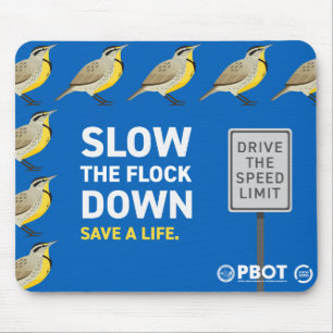 PBOT langzamer de Muismat naar beneden