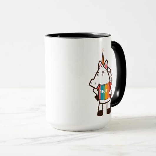 PBOT Unicorn 15 oz mok (Voorkant rechts)
