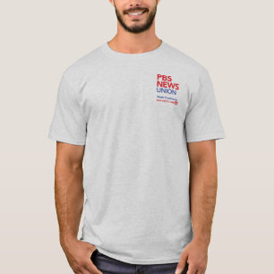 PBS NewsHour Union T-shirt logo op de zijkant