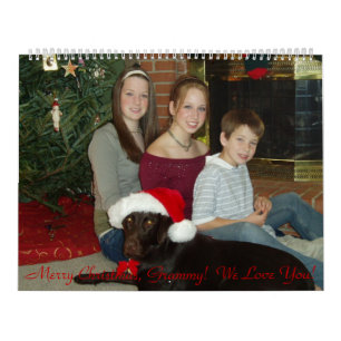 PC090017, Vrolijk Kerstfeest, Grammy! We houden v Kalender